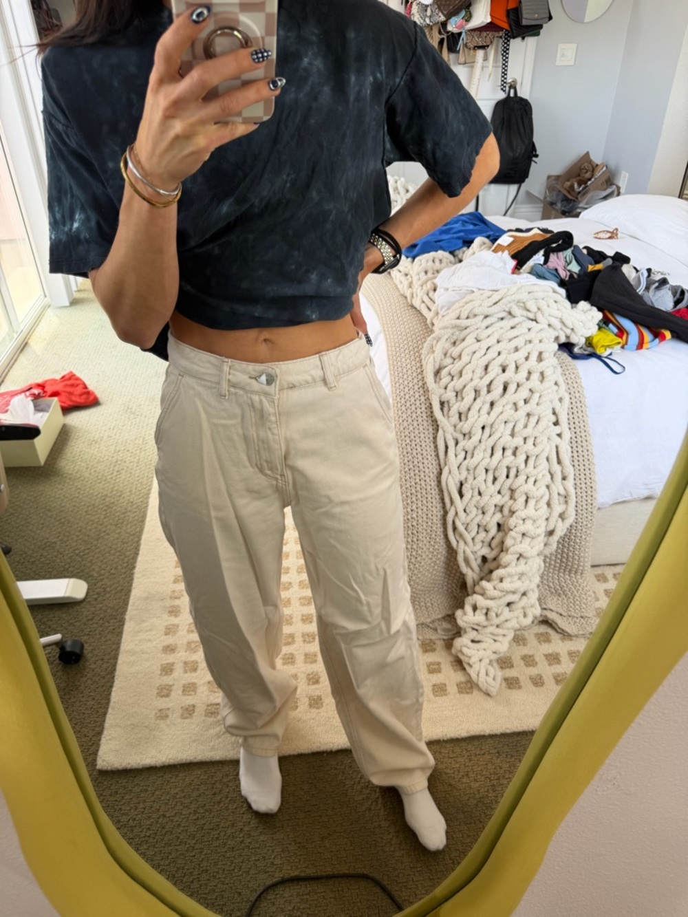 Piral baggy Straight Leg Pants